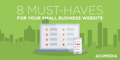 Top 8 essential elements that you must-have for your small business website to succeed